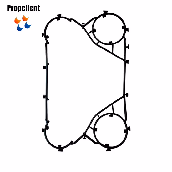 Reemplazo para la placa del intercambiador de calor de placa con clip Ts20m y la junta de flujo