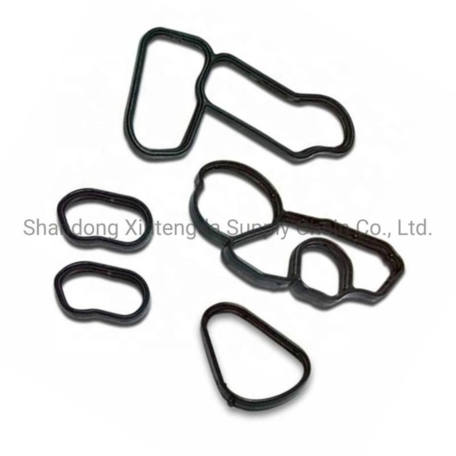 Auto Spare Parts Oil Filter Cover Seal Gasket 11427625486 11427625487 Used for Daf 1643074 Oil Cooler