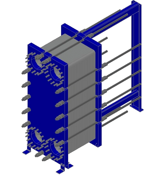 Paper & Pulp Industry Wide Gap/Free Flow Plate Heat Exchanger